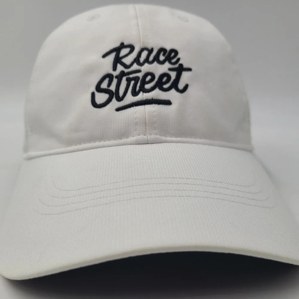 Nike Hat Adjustable White Black Race Street Legacy91 Dri-Fit‎ Golf Casual Men